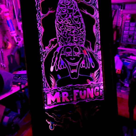 My etched mirror artwork - Picture 7 of 13